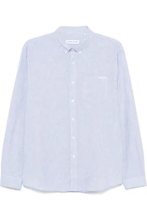 Maison Labiche Skjorte, Herre, Blå, S, Pastelblå Button-Down Skjorte