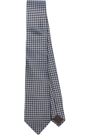 CANALI Tilbehør, Herre, Blå, ONE SIZE, Marineblå Spids Spids Sløjfe Tag