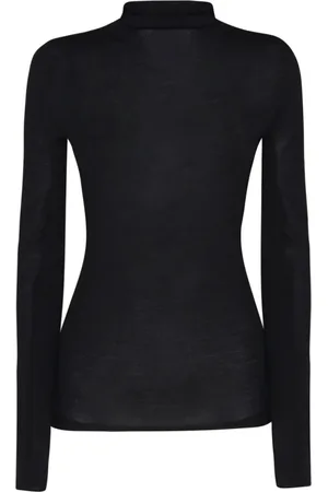 Pinko Strik, Dame, Sort, M, Uld, Sort Damesweater
