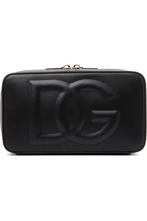 Dolce & Gabbana Taske, Dame, Sort, ONE SIZE, Læder, Sort Læder Crossbody Taske