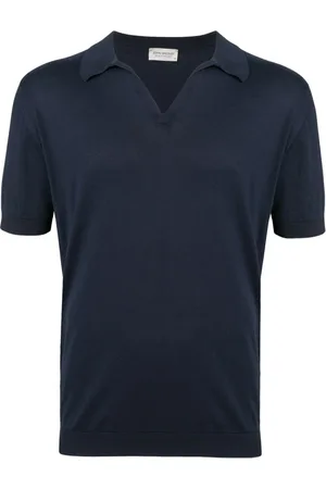 JOHN SMEDLEY Top, Herre, Blå, 2XL, Polo Bluser
