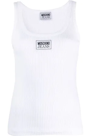 Moschino Top, Dame, Hvid, L, Uld, Top Hvid