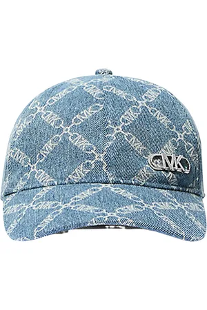 Michael Kors Tilbehør, Dame, Blå, ONE SIZE, Denim, Chic Empire Denim Baseball Cap