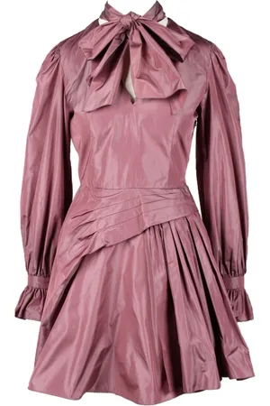 Alberta Ferretti Kjole, Dame, Lilla, XS, Polyester, Dametøj