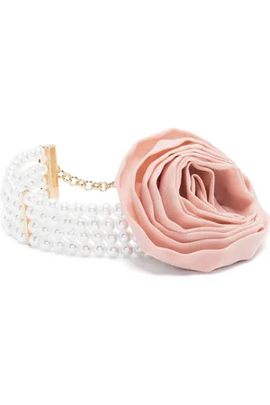 BLUMARINE Tilbehør, Dame, Lyserød, ONE SIZE, Elegant Hummerklo Charme Halskæde