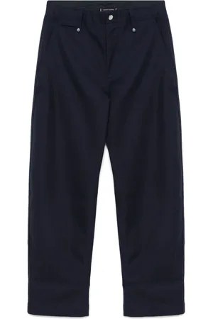 Tommy Hilfiger Jeans, Herre, Blå, S, Navy Front Press-Stud Bukser