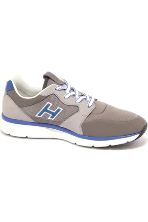 Hogan Sko, Herre, Grå, 40 1/2 EU, Flock Sneaker i Grå/Blå