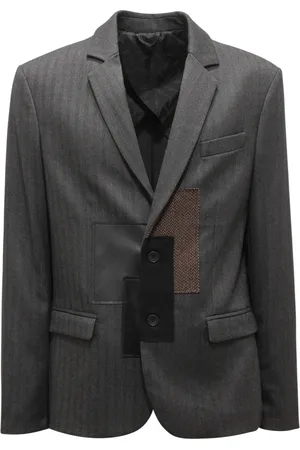 Imperial Jakke, Herre, Grå, L, Herringbone Jacket, Made in Italy