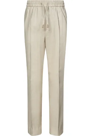 BRIONI Bukser, Herre, , M, Uld, Linned Uld Silke Bukser