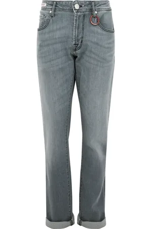 sartoria tramarossa Jeans, Herre, Blå, W34, Bomuld, Grå Jeans til Mænd Ss25