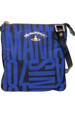 Vivienne Westwood Taske, Dame, Blå, ONE SIZE, Bomuld, Bomuld hndtasker