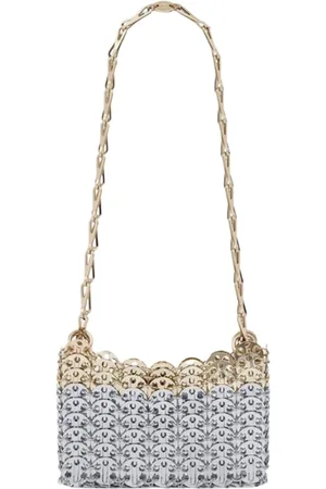 Paco rabanne Taske, Dame, Blå, ONE SIZE, Uld, Ikonisk Nano 1969 Skyline Taske
