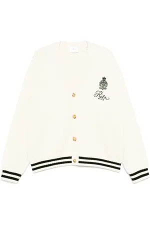 Frame Strik, Herre, , L, Uld, Parisisk Stribet Sweater med Knap foran