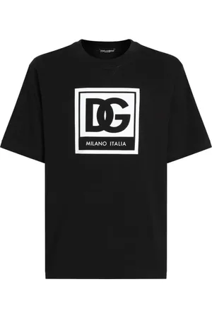 Dolce & Gabbana Top, Herre, Sort, XS, Sort Crew Neck T-shirt