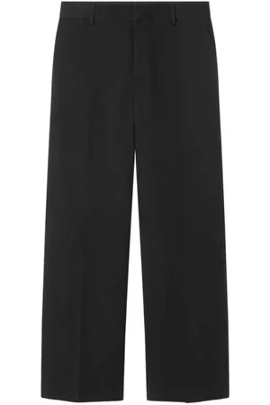 VERSACE Bukser, Herre, Sort, L, Uld, Wide Bukser