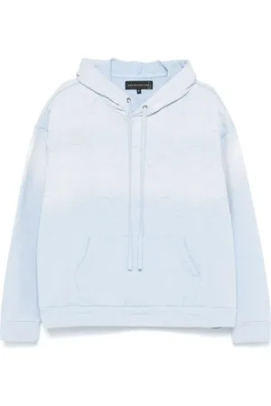 Who Decides War Sweathshirts & Hoodies, Herre, Blå, XL, Hættetrøje i himmelblå med broderet motiv