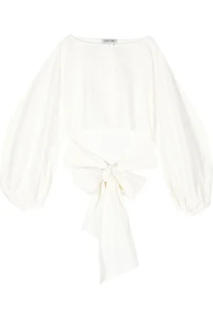 DEL CORE Bluser & Skjorter, Dame, Hvid, XS, Poplin Bådhals Top