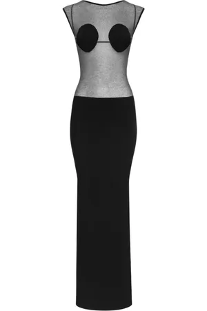 Jacquemus Kjole, Dame, Sort, S, Bomuld, Sort Kjole Platano Stil