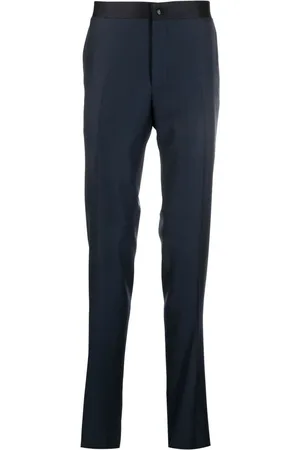 CANALI Bukser, Herre, Blå, 2XL, Uld, Uld Skræddersyede Bukser