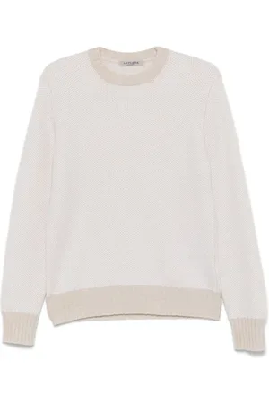 LA FILERIA Strik, Herre, , 3XL, Cashmere, Kashmir Vaffelstrik Sweater
