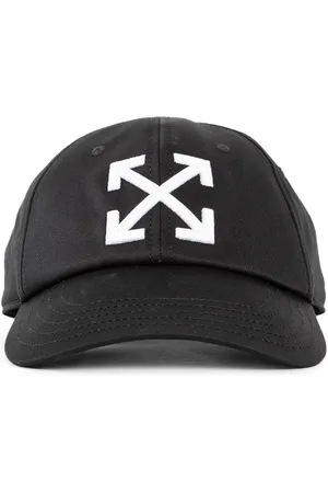OFF-WHITE Tilbehør, Herre, Sort, ONE SIZE, Bomuld, Sort Arrow Drill Baseball Cap