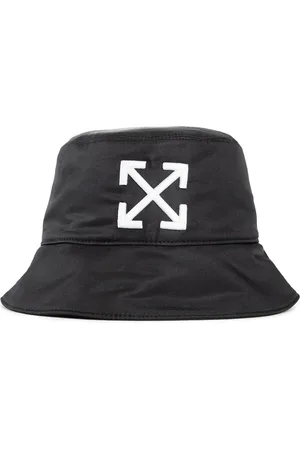 OFF-WHITE Tilbehør, Herre, Sort, M, Nylon, Sort Hvid Pile Spandehat