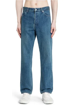 Jil Sander Jeans, Herre, Blå, W33, Denim, Rå Denim Regelmæssig Pasform Bukser