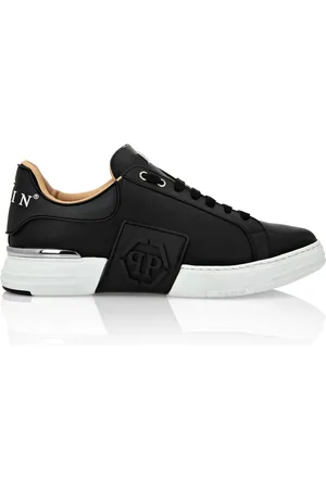 Philipp Plein Sko, Herre, Sort, 45 EU, Uld, Stilfulde Sneakers til Mænd