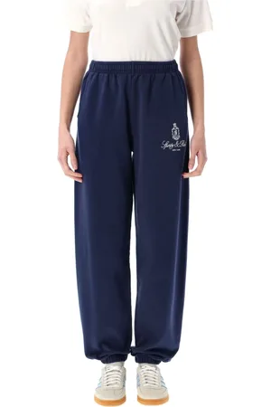 Sporty & Rich Bukser, Dame, Blå, L, Bomuld, Marineblå Vendome Sweatpants Dametøj