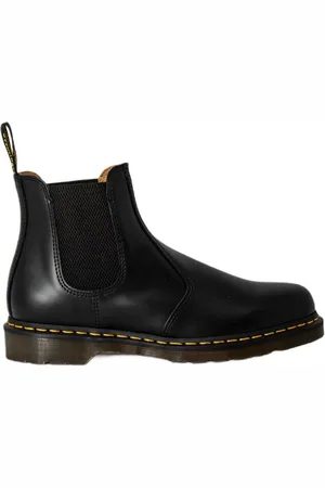 Dr. Martens Sko, Herre, Sort, 45 EU, Polyester, Sort Polyester Støvler Forår/Sommer Kollektion
