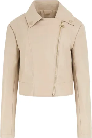 Guess Jakke, Dame, , M, Ivory Biker Jakke til Kvinder
