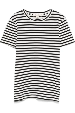 NILI LOTAN Top, Dame, Sort, XS, Mariella T-shirt i sort elfenben
