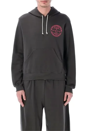 MAGLIANO Sweathshirts & Hoodies, Herre, Grå, L, Bomuld, Calcinculo Hoodie Antracite Strikvarer