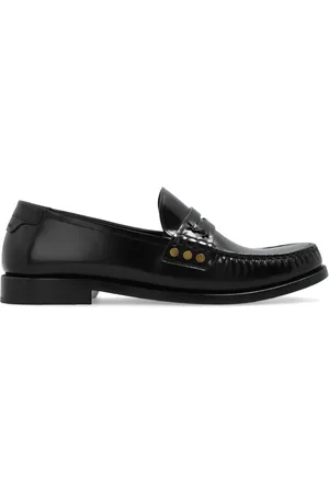 Saint Laurent Sko, Dame, Sort, 36 EU, Læder, Læder loafers
