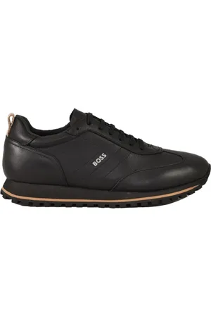HUGO BOSS Sko, Herre, Sort, 39 EU, Læder, Sneakers