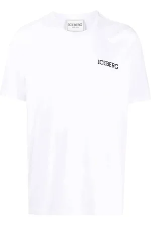 Iceberg Top, Herre, Hvid, M, Bomuld, Grafisk Print Bomulds T-shirt