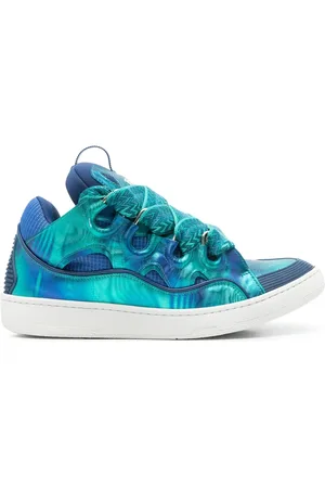 Lanvin Sko, Herre, Blå, 43 EU, Blå Safir Snøresneaker