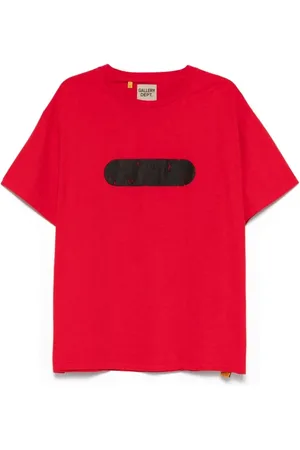 GALLERY DEPT. Top, Herre, Rød, 2XL, Bomuld, Graphic Print Rød T-shirt