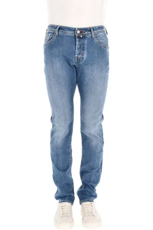 Jacob Cohen Jeans, Herre, Blå, W38, Denim, Begrænset udgave Denim Nick Fit Jeans
