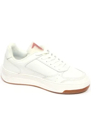 Trussardi Sko, Dame, Hvid, 38 EU, Læder, Hvid/Rosa Lave Lædersko
