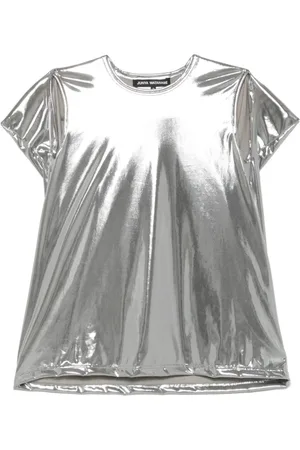 JUNYA WATANABE Top, Dame, Grå, S, Sølv Crew Neck Ærmeløs T-shirt