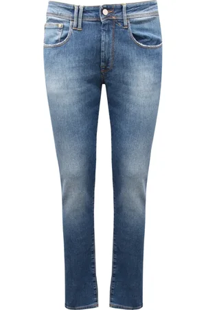 Cycle Jeans, Herre, Blå, W30, Blå Skinny Touch Jeans