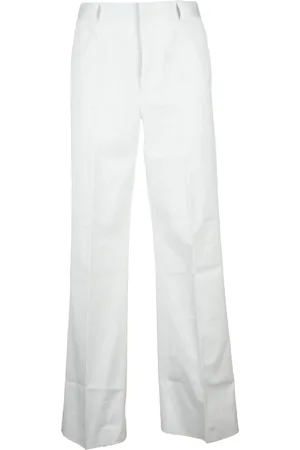 Jil Sander Bukser, Herre, Hvid, S, Bomuld, Bomuldsbukser