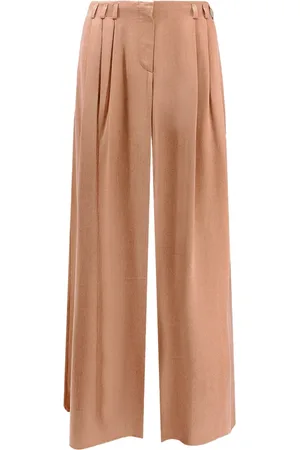 Giorgio Armani Bukser, Dame, Lyserød, XL, Rosa Bukser med Lynlåslukning