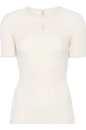 Baserange Top, Dame, , S, Crew Neck Cut-Out T-shirt