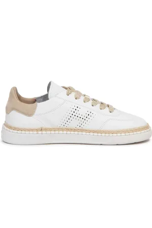 Hogan Sko, Dame, Hvid, 40 EU, Cool Perforerede Slip-On Sko