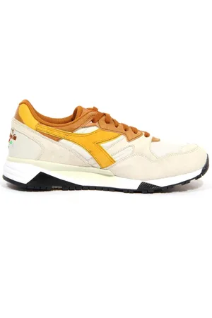 Diadora Sko, Herre, , 42 EU, Overland sko i hvid/sudanbrun