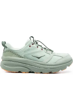 Hoka One One Sko, Herre, Grøn, 40 EU, Jade Grøn Strikket Sneaker