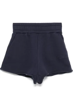 Autry Shorts, Dame, Blå, S, Uld, Shorts med elastisk linning
