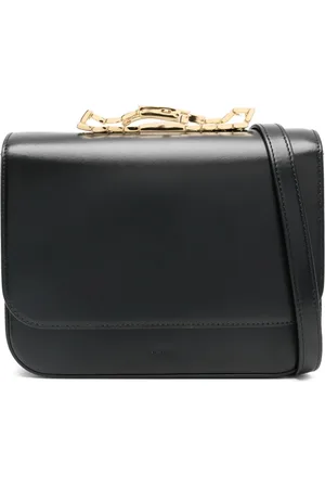 SACAI Taske, Dame, Sort, ONE SIZE, Uld, Sort Foldover Top Crossbody Taske